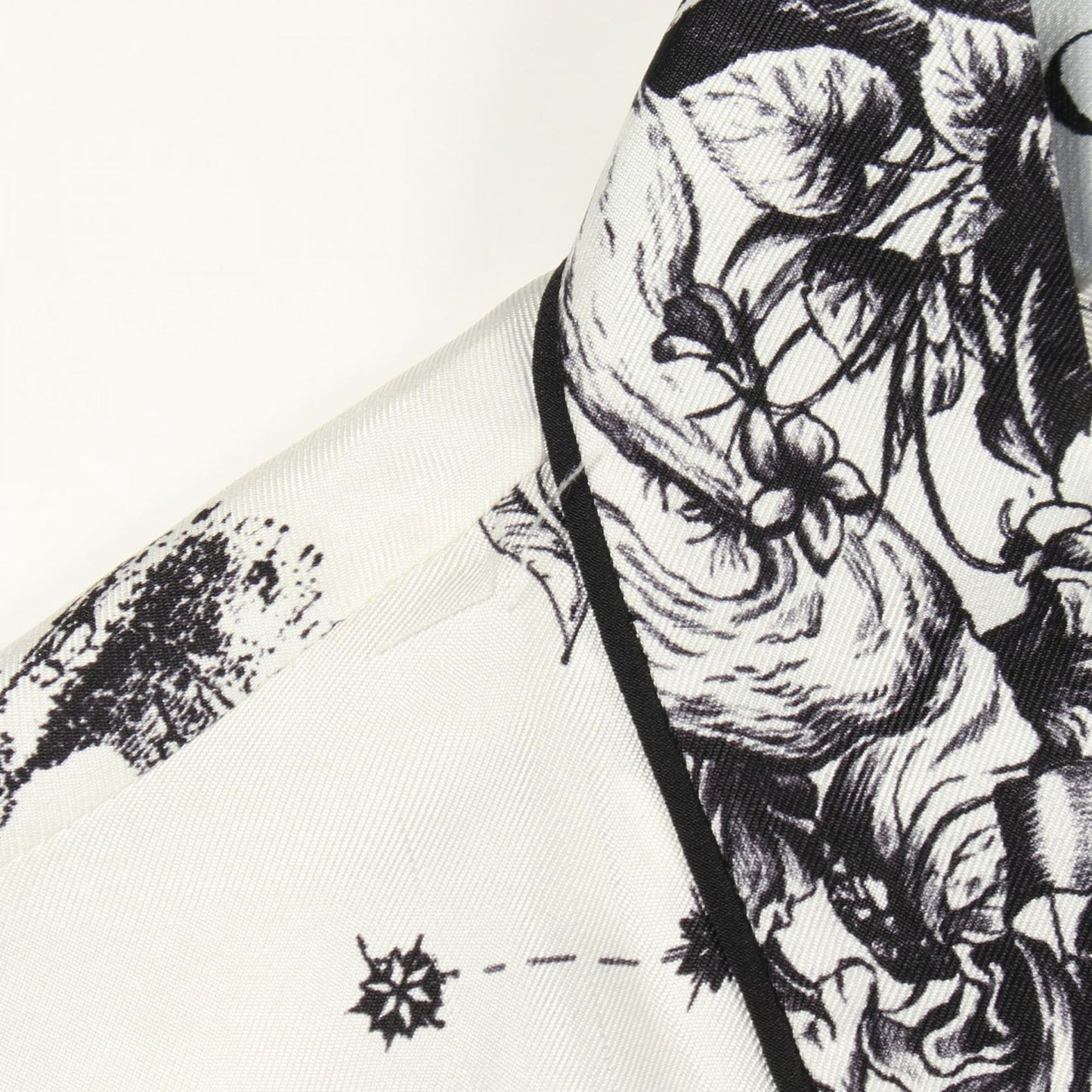 Dior Dress Chez Moi Zodiac Dressing Gown Silk Wrap — view 6
