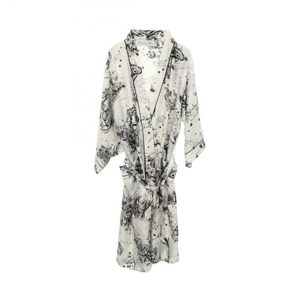 Dior Dress Chez Moi Zodiac Dressing Gown Silk Wrap