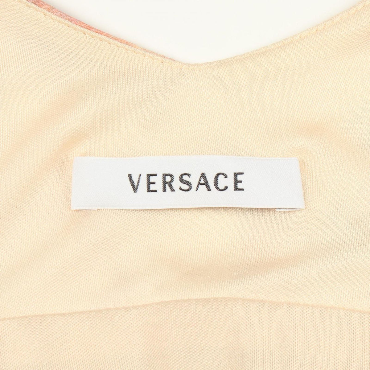 Versace Dress All Over Pattern No Sleeve Rayon — view 3
