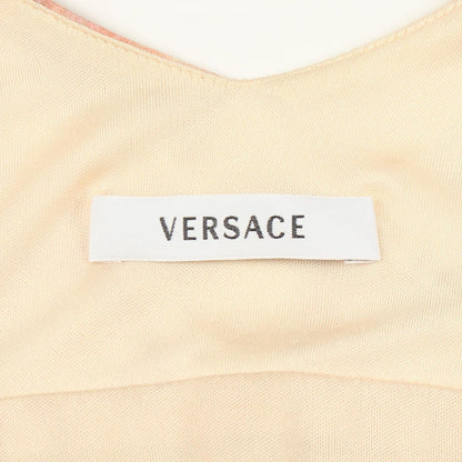 Versace Dress All Over Pattern No Sleeve Rayon — view 3