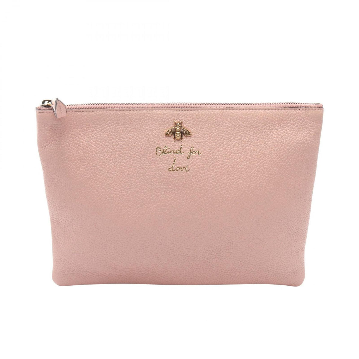 Gucci Clutch Animalier Bi Pink Leather