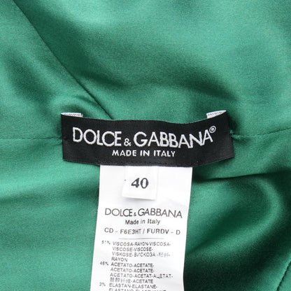 Dolce & Gabbana Dress Mermaid Short Sleeve Rayon — view 3