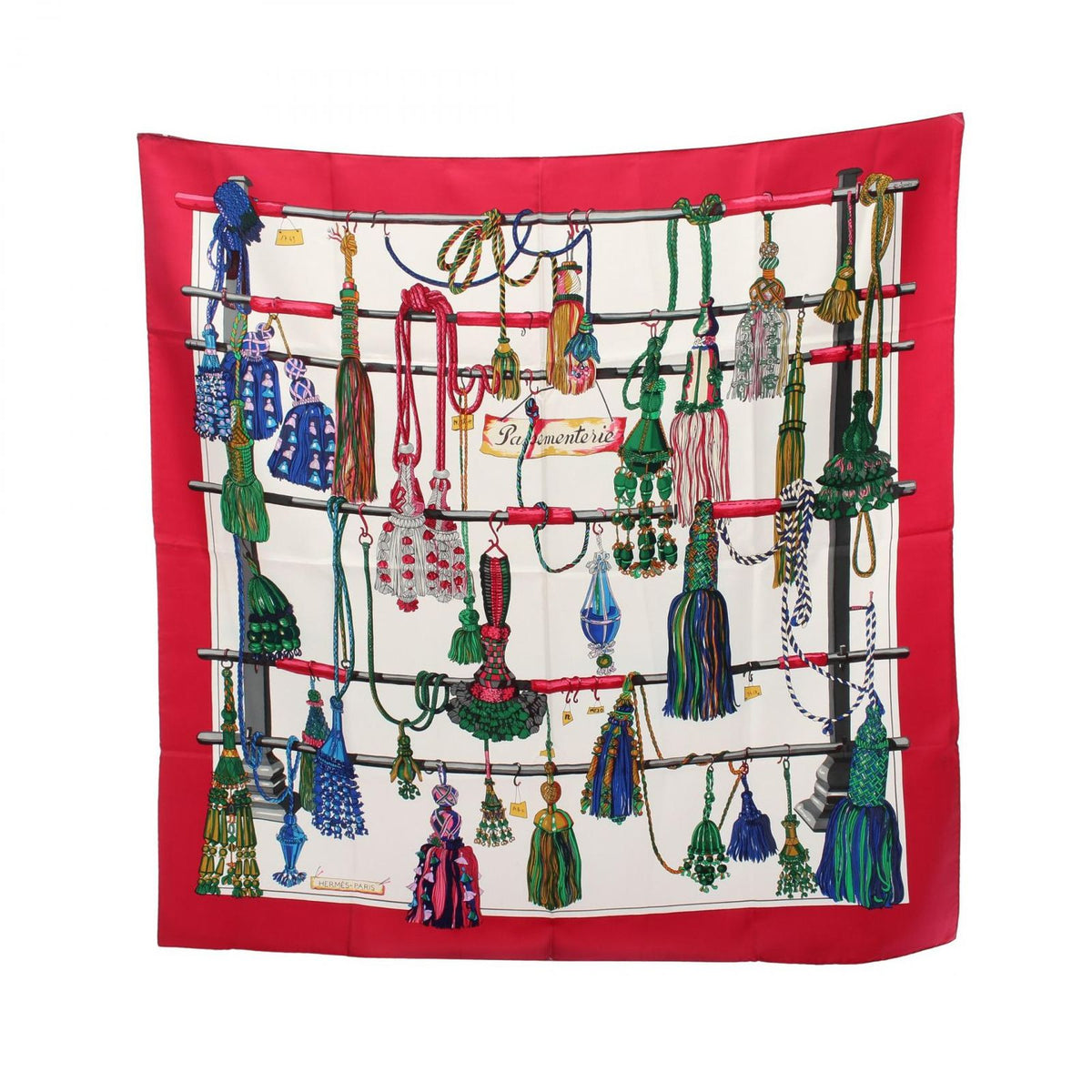 Hermes Scarf Carre 90 Pasementerie Silk