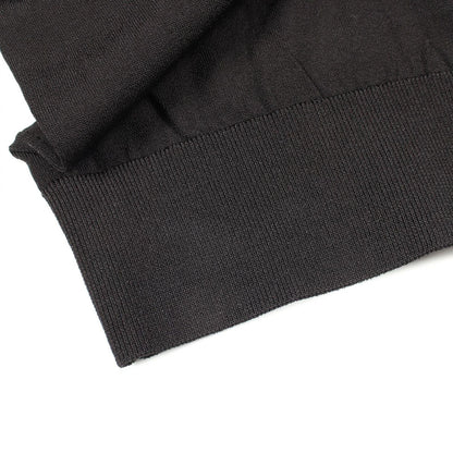 Louis Vuitton Knit LV Chain Detail Turtleneck Zux Black Rayon Sweater — view 7