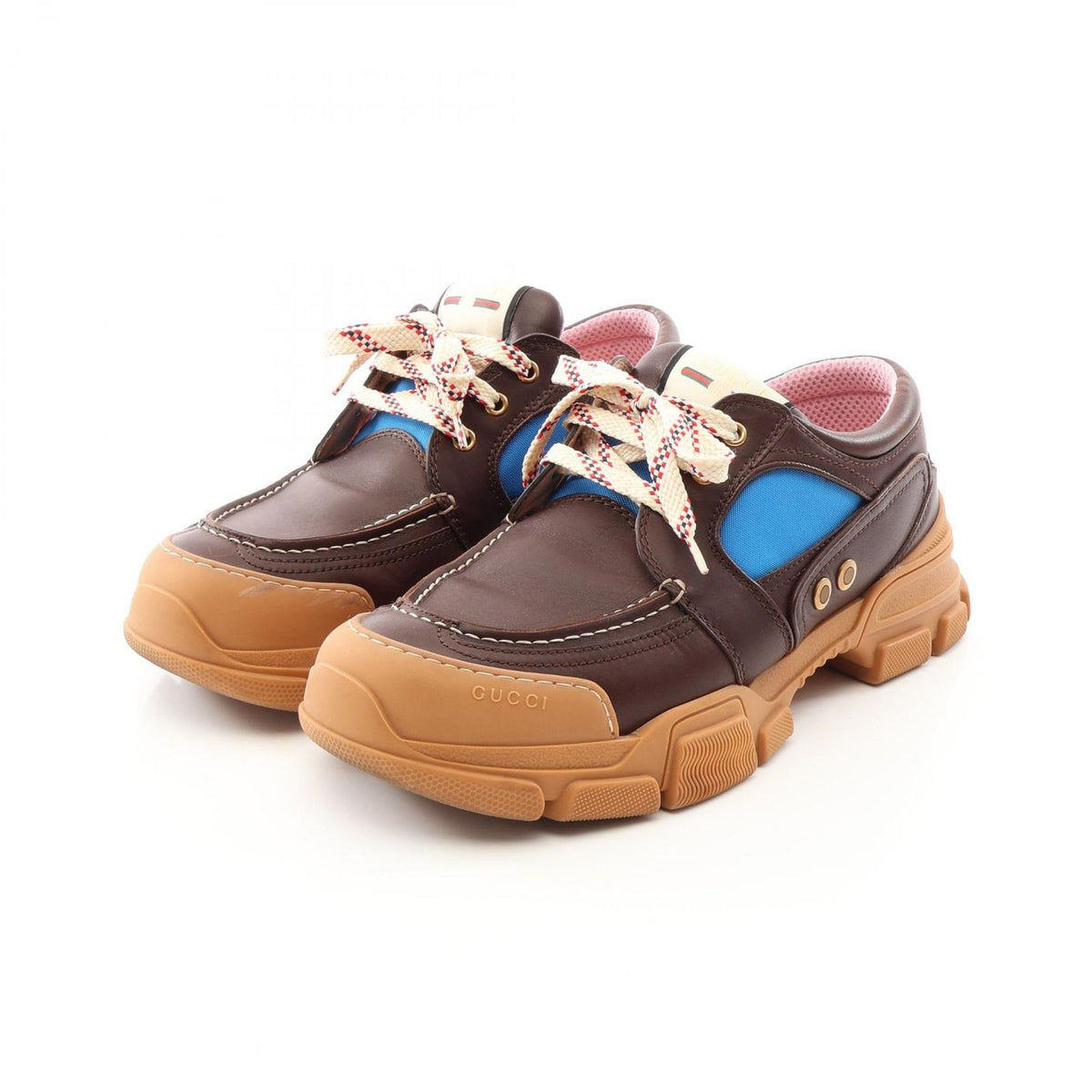 Gucci Sneakers Boatrek Dark Brown Leather Shoes