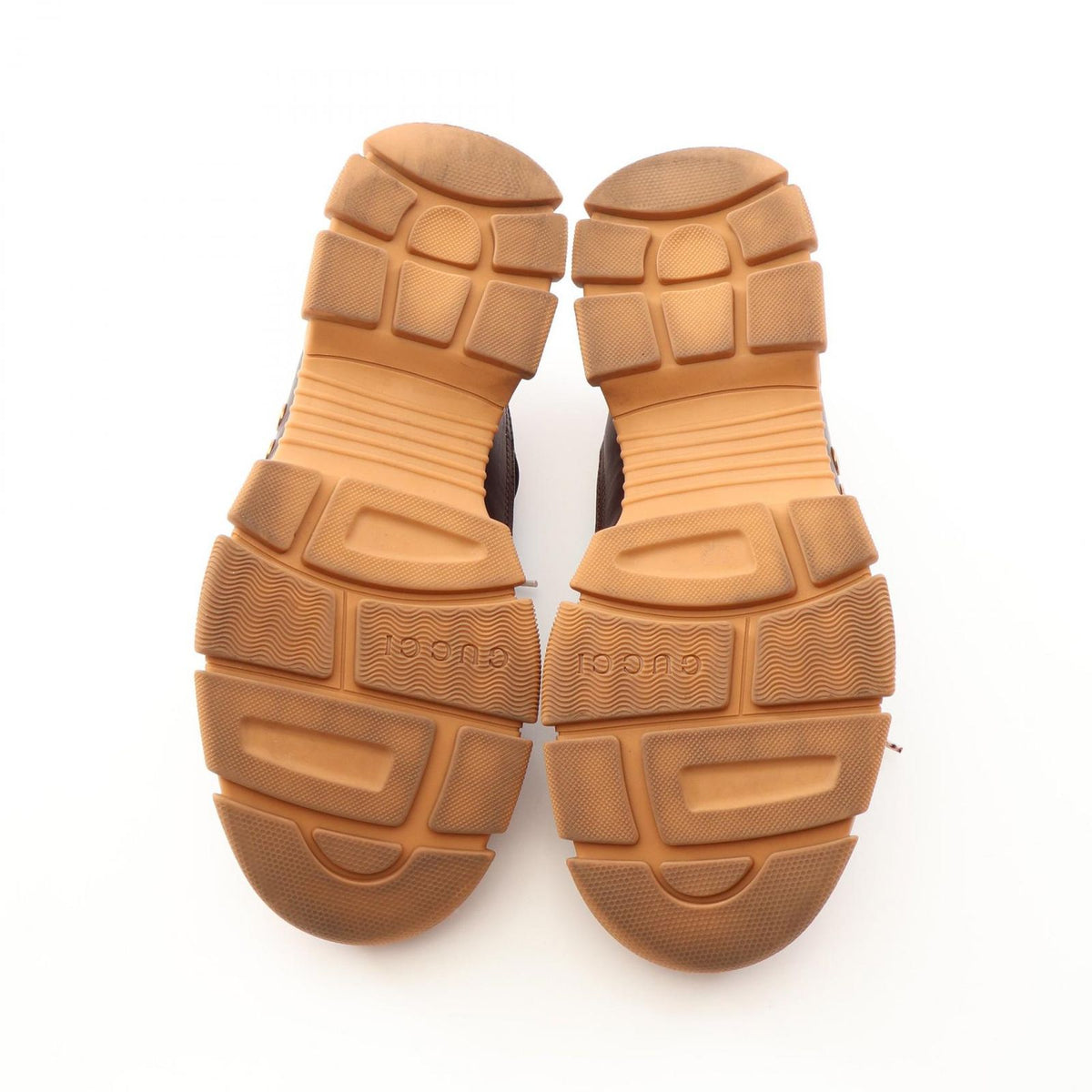 Gucci Sneakers Boatrek Dark Brown Leather Shoes — view 4