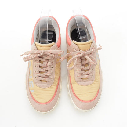 Chanel Low-Cut CC Logo Sneakers Beige — view 2