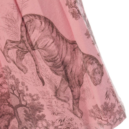 Dior Dioriviera Toile de Jouy All Over Print Skirt Pink 34 — view 6