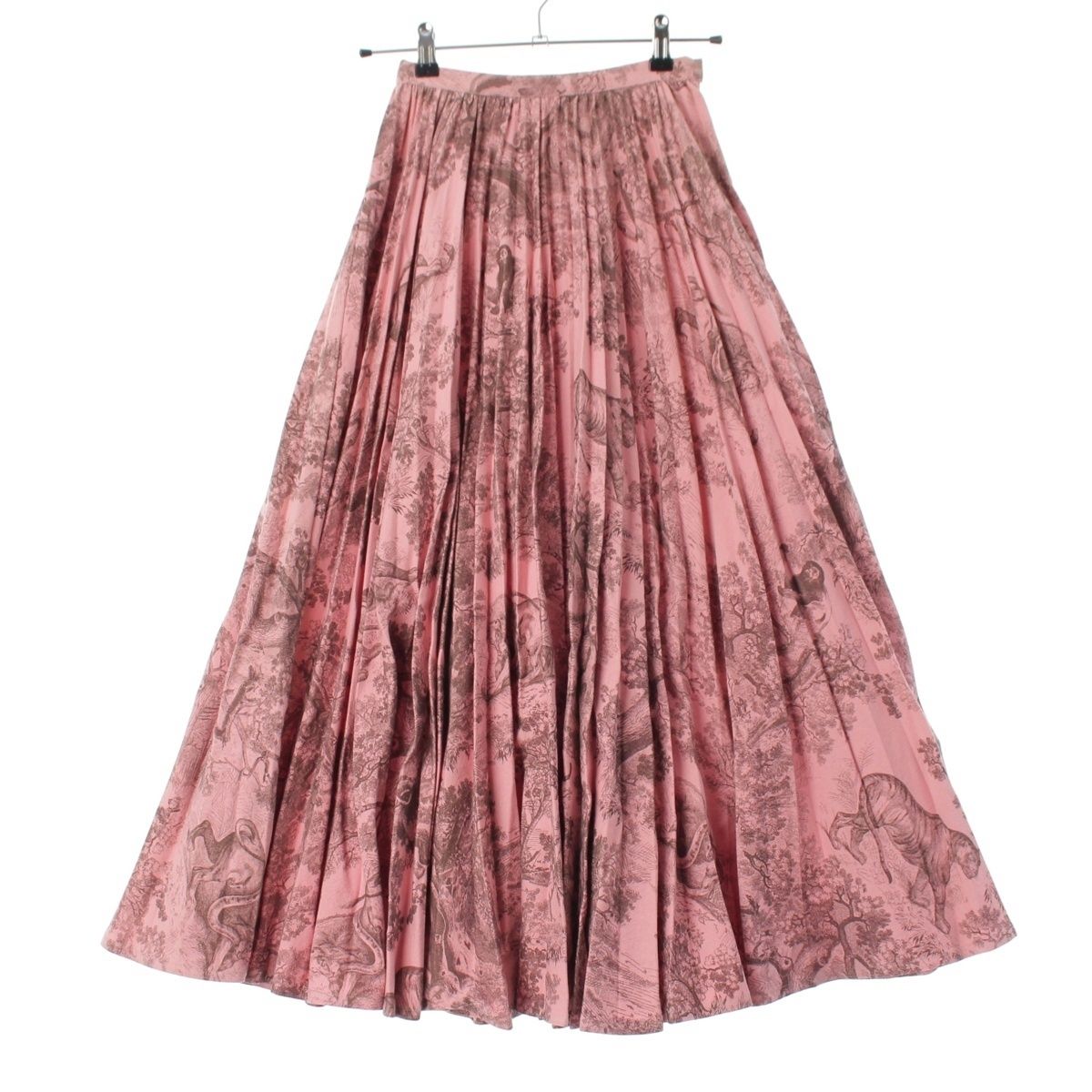 Dior Dioriviera Toile de Jouy All Over Print Skirt Pink 34