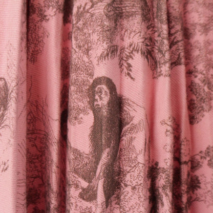 Dior Dioriviera Toile de Jouy All Over Print Skirt Pink 34 — view 7