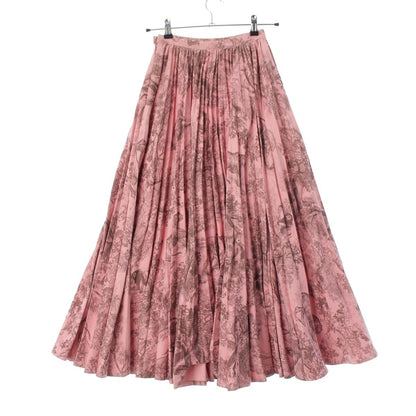 Dior Dioriviera Toile de Jouy All Over Print Skirt Pink 34 — view 2