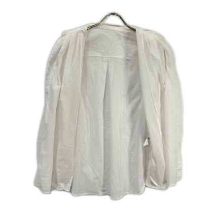 Celine 2 White Pleated Band Color Blouse 36 — view 3