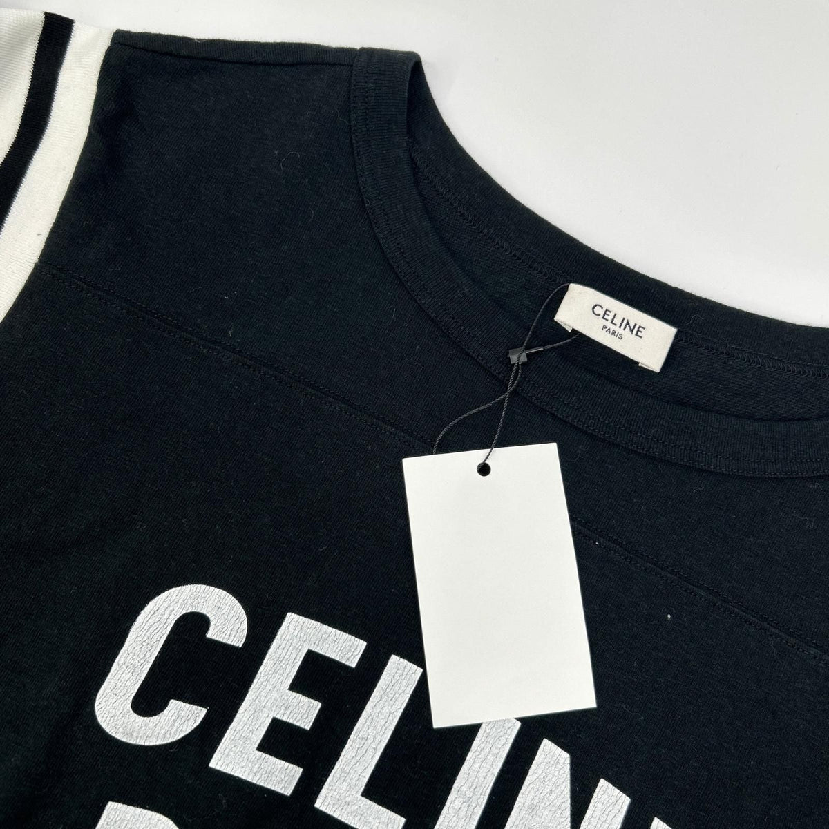Celine Black Print T-Shirt — view 5