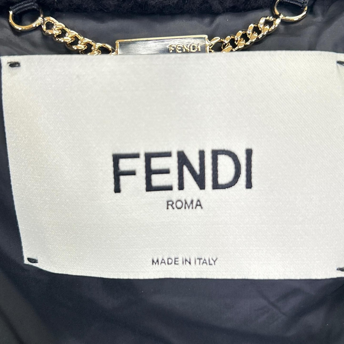 Fendi Black Fleece Jacket 36 — view 3