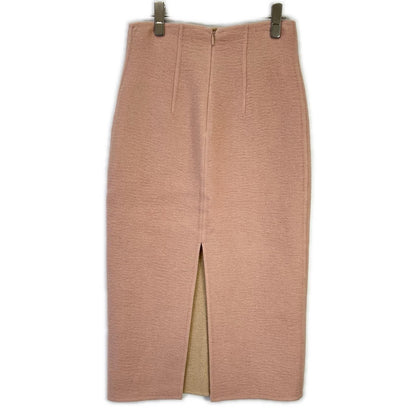 Fendi Pink Flannel Skirt 40 — view 2