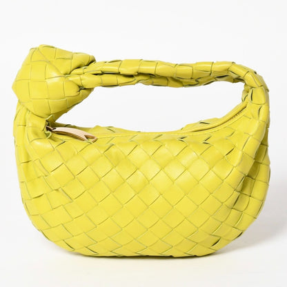 Bottega Veneta Mini Jodie Handbag Intrecciato Yellow Green