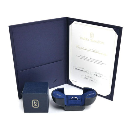 Harry Winston Platinum Brilliant Love Ring Diamond — view 7