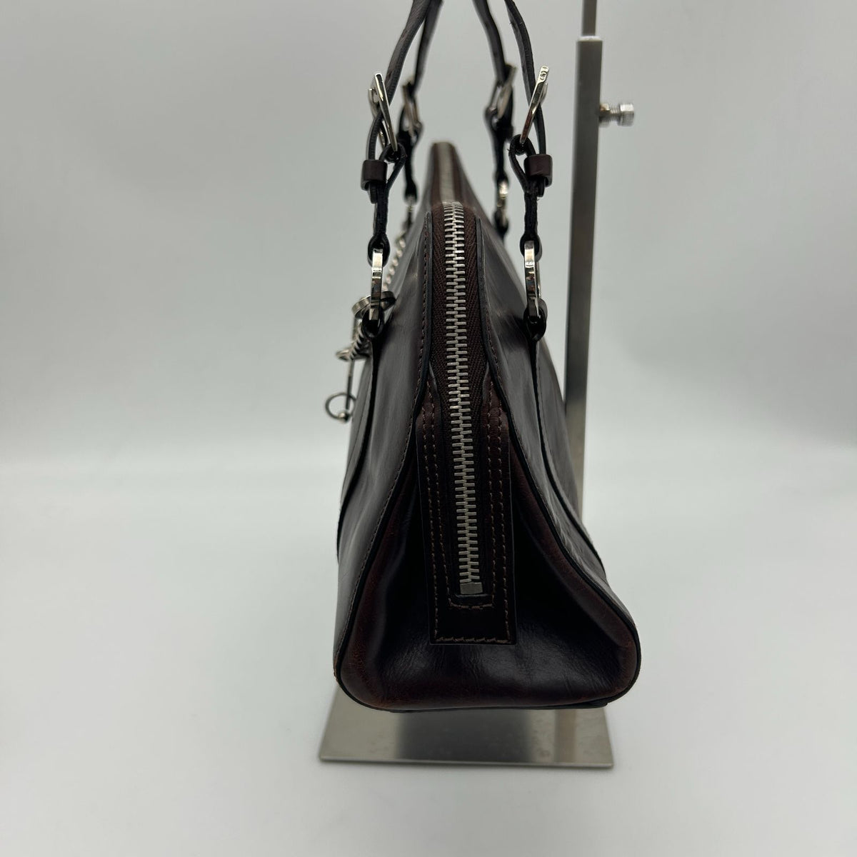Dior Leather Bag Galiano Era Hardcore Archive — view 4