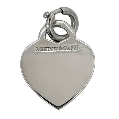 Tiffany & Co Notes Heart Tag Pendant Silver Charm 925 Sterling — view 4