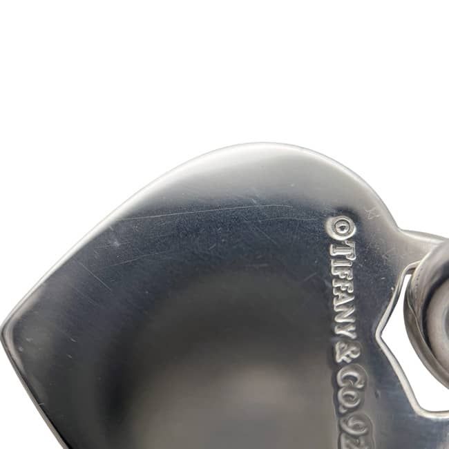 Tiffany & Co Notes Heart Tag Pendant Silver Charm 925 Sterling — view 5