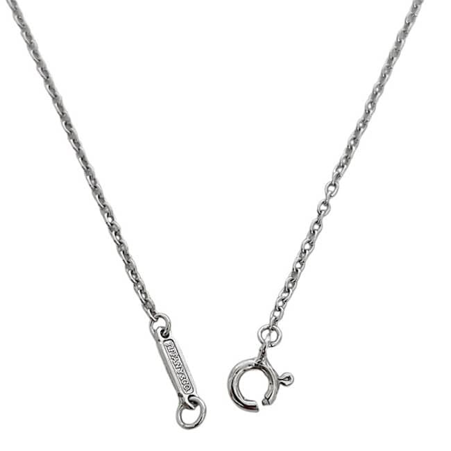 Tiffany & Co Necklace Atlas Cube Silver 925 Sterling Roman Numerals — view 3