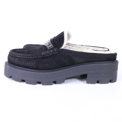 Dior Boy Shearling Fleece Mules — view 2