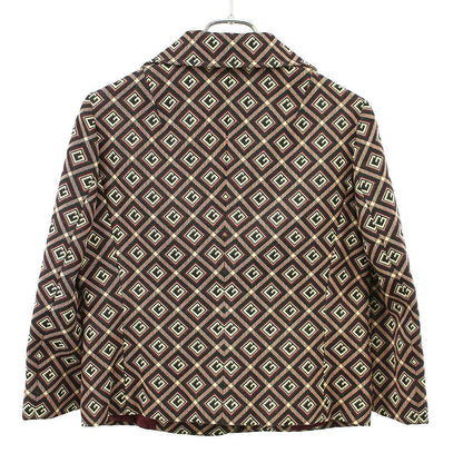 Gucci Jacquard Wide Short Jacket Mix Color 38 — view 2