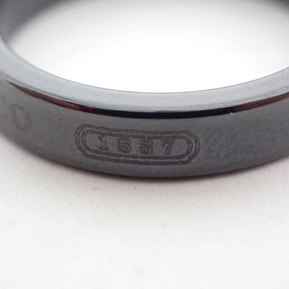 Tiffany & Co 1837 Black Titanium Narrow Ring — view 8