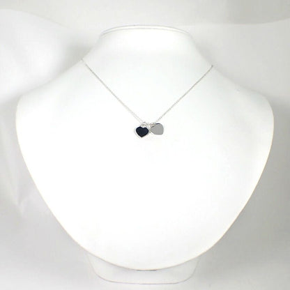 Tiffany & Co 925 Double Heart Pendant — view 2
