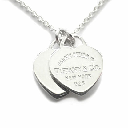 Tiffany & Co 925 Double Heart Pendant