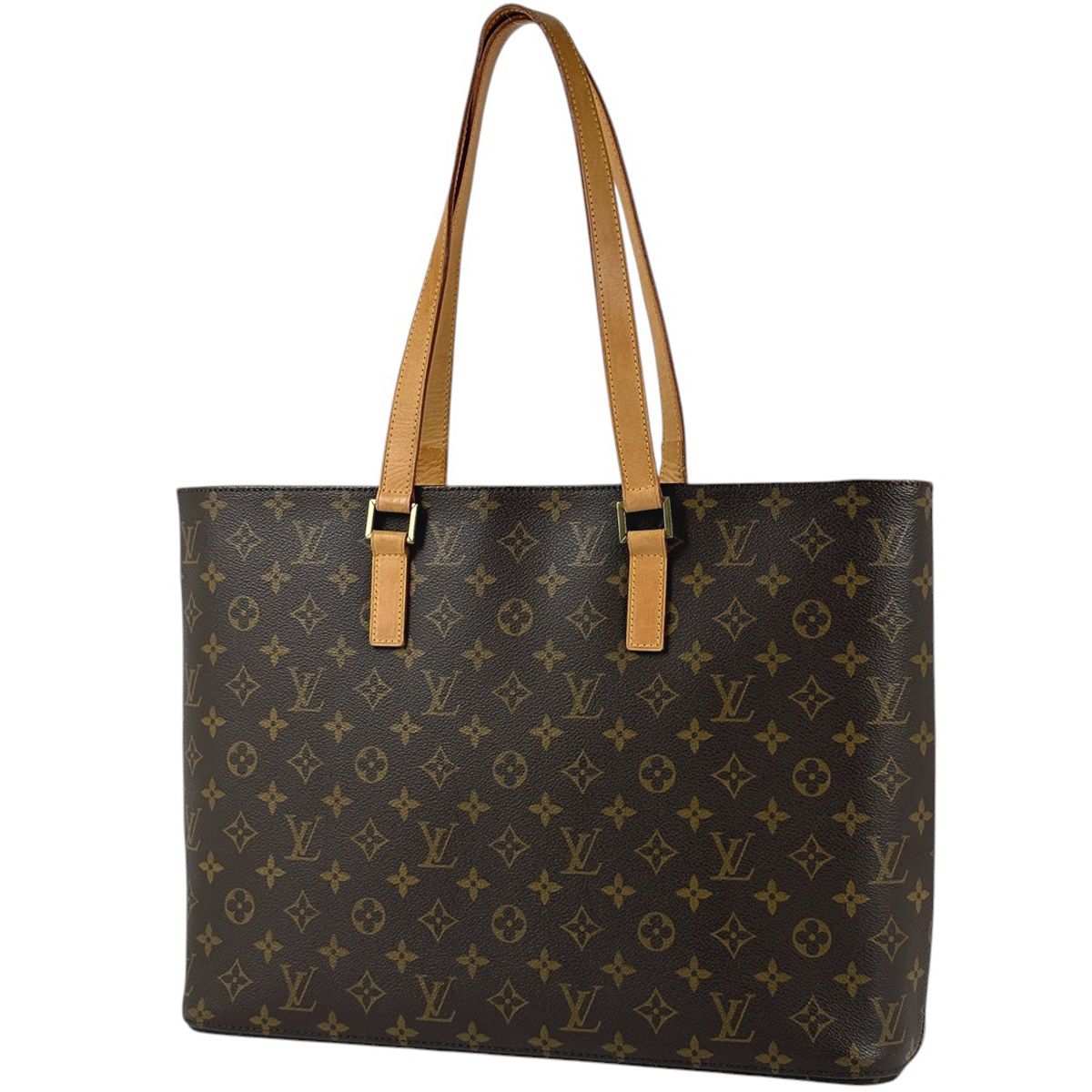 Louis Vuitton Shoulder Bag Tote Monogram Brown
