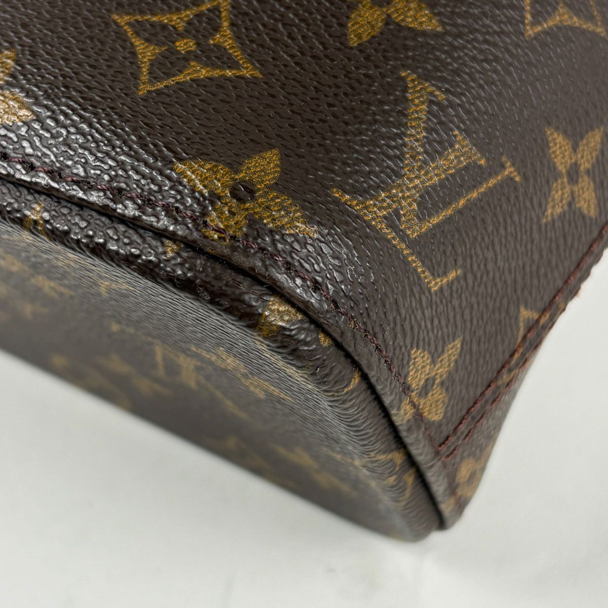 Louis Vuitton Shoulder Bag Tote Monogram Brown — view 3
