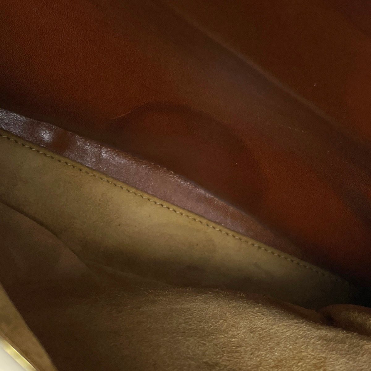 Fendi Peekaboo Handbag Canvas Beige — view 8