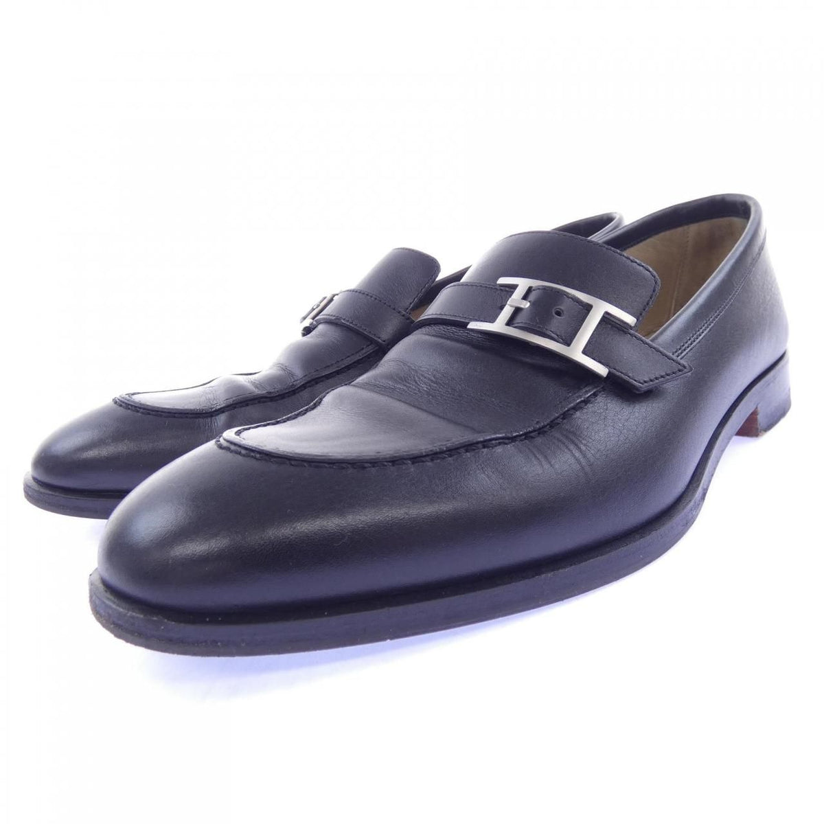 Hermes Monterrey Double Buckle Shoes — view 3