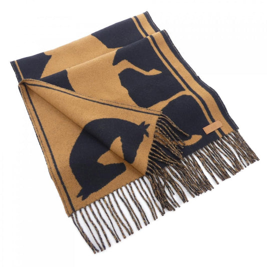 Hermes Tete A Queue Scarf