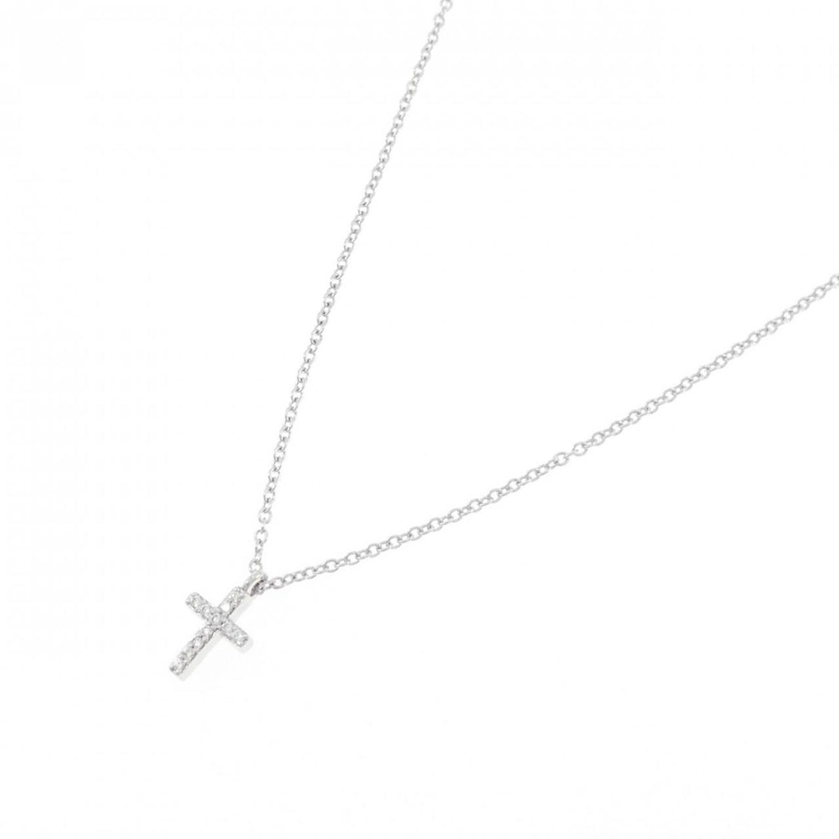 Tiffany & Co Metro Cross Mini Necklace — view 2