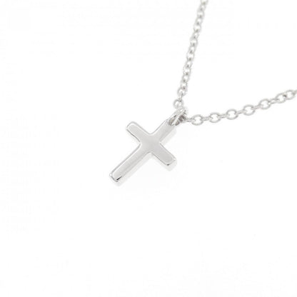 Tiffany & Co Metro Cross Mini Necklace — view 4