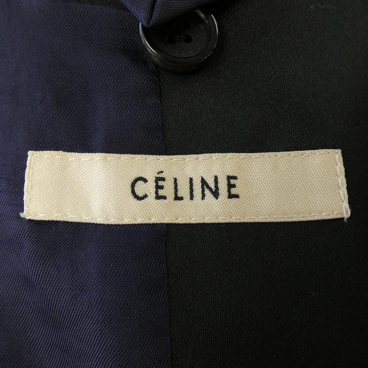 Celine Coat Navy — view 4