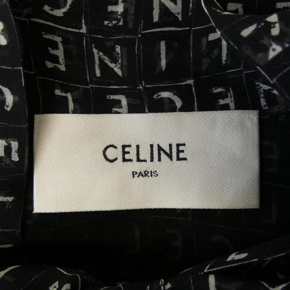 Celine Lavelier Mini Dress Triomphe — view 4