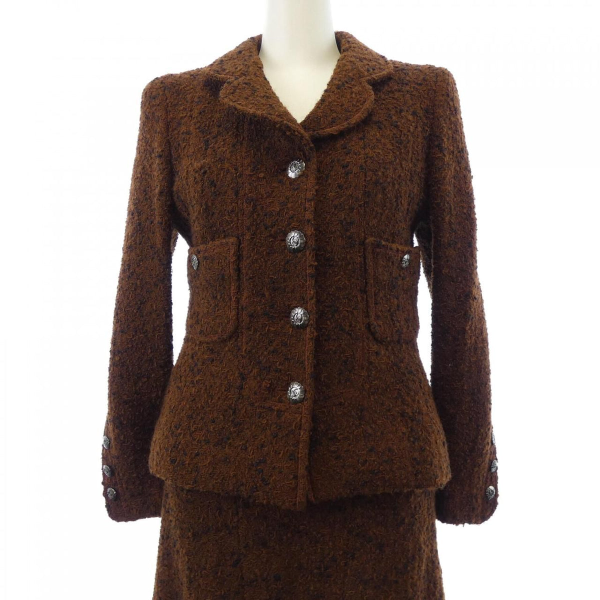 Chanel 97A Vintage Suit Brown