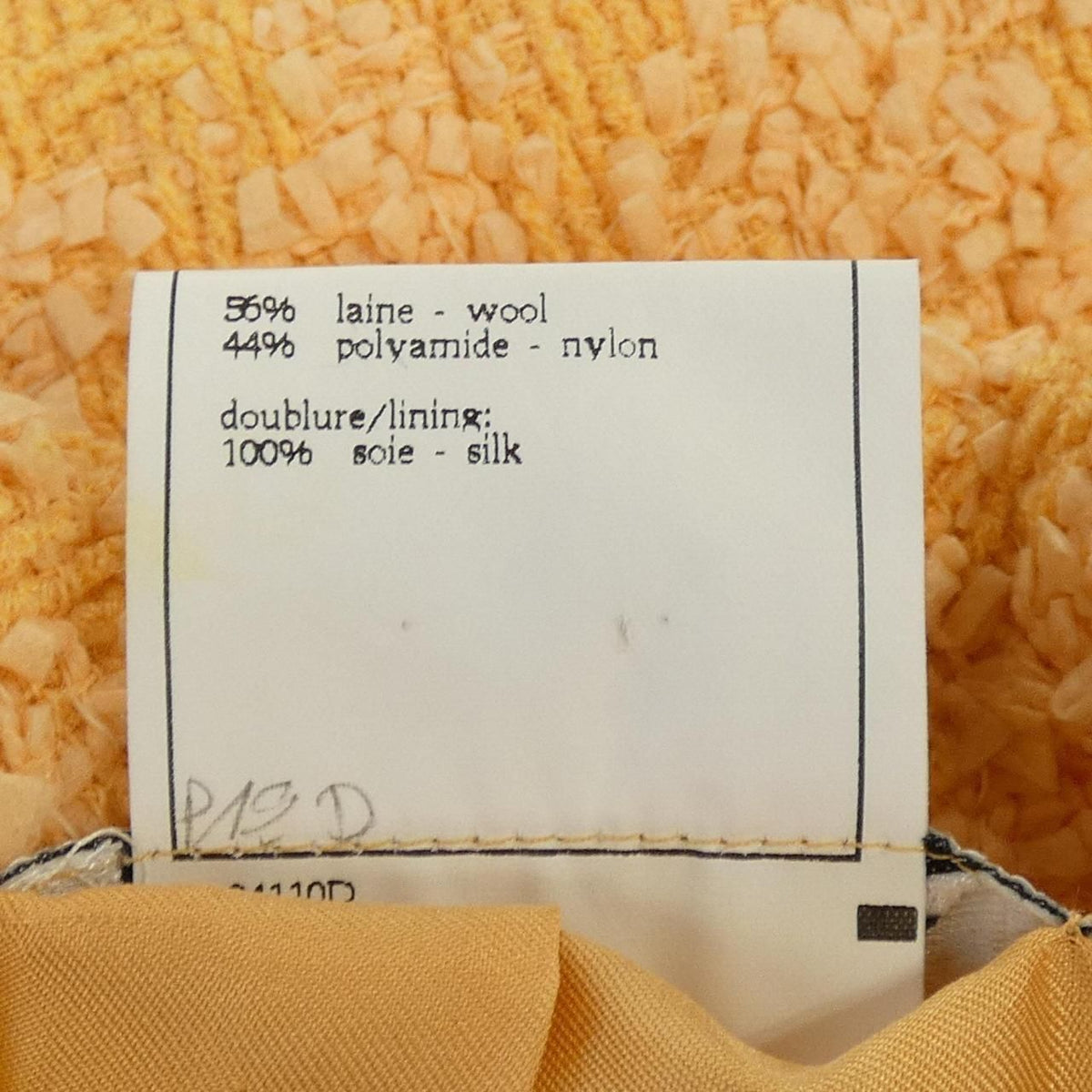 Chanel 96P Vintage Suit Orange — view 5