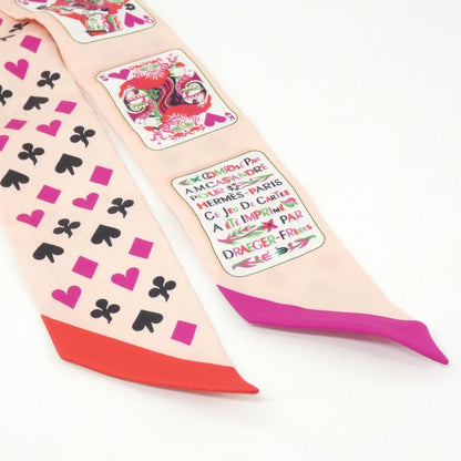 Hermes Jeu de Cartes Twilly Scarf — view 2