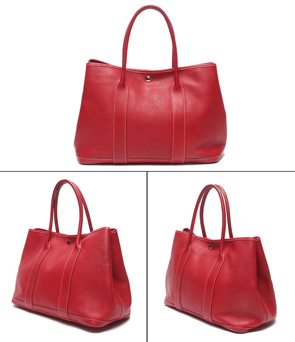 Hermes Tote Bag Silver Garden Party PM — view 2