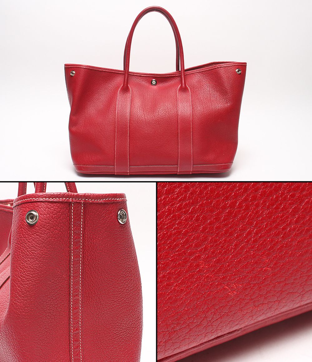 Hermes Tote Bag Silver Garden Party PM — view 8