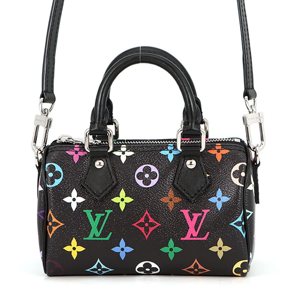 Louis Vuitton Handbag Monogram Multicolor LV TM Nano Speedy 2-Way Takashi