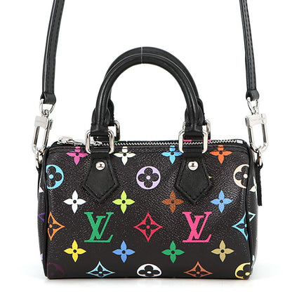 Louis Vuitton Handbag Monogram Multicolor LV TM Nano Speedy 2-Way Takashi