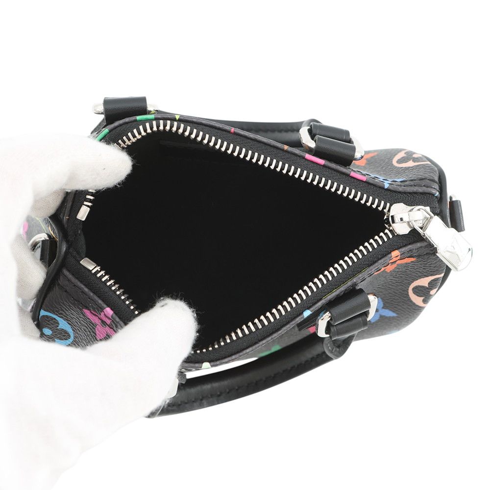 Louis Vuitton Handbag Monogram Multicolor LV TM Nano Speedy 2-Way Takashi — view 6