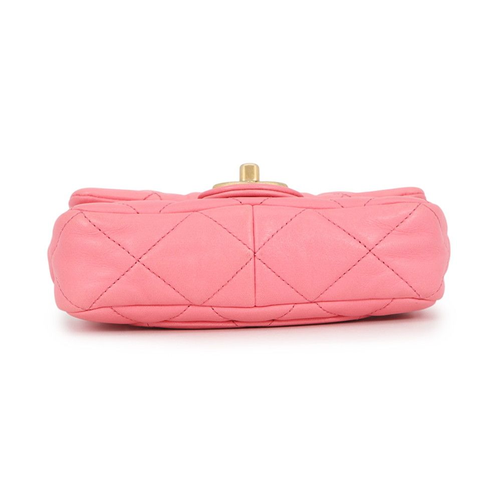 Chanel Chain Shoulder Bag Quilted CC Logo Leather — view 3
