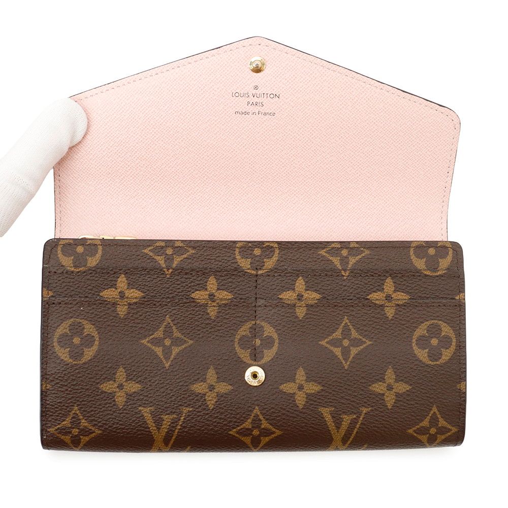 Louis Vuitton Wallet Monogram Portefeuille Sarah Flap — view 4