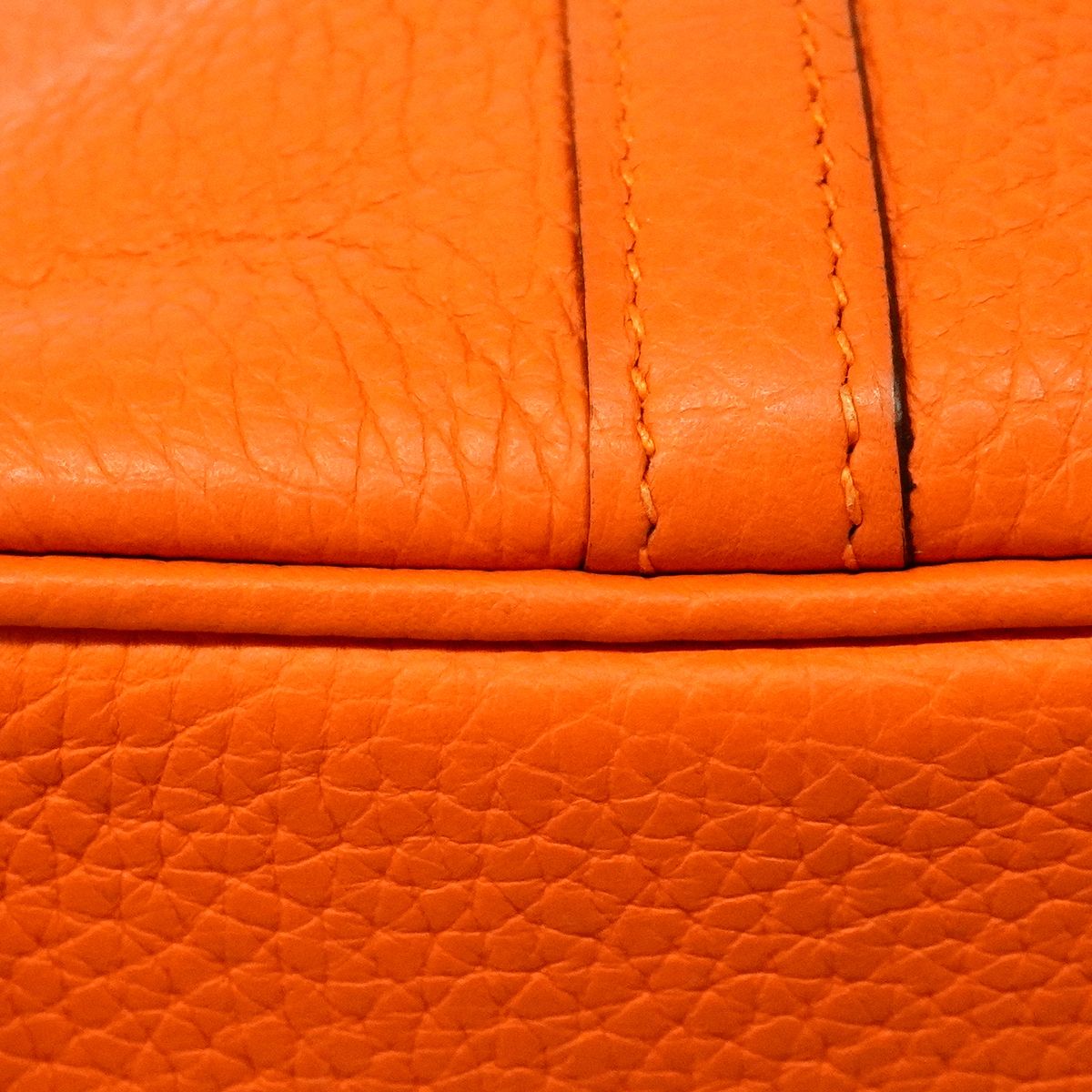 Hermes Handbag Picotin 18 Lock Taurillon Orange Silver — view 8